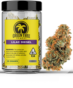 Alternative view of Lilac diesel strain