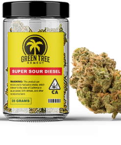 Super sour diesel strain in a jar