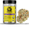 premium Jelly cake strain cannabis flower in a jar